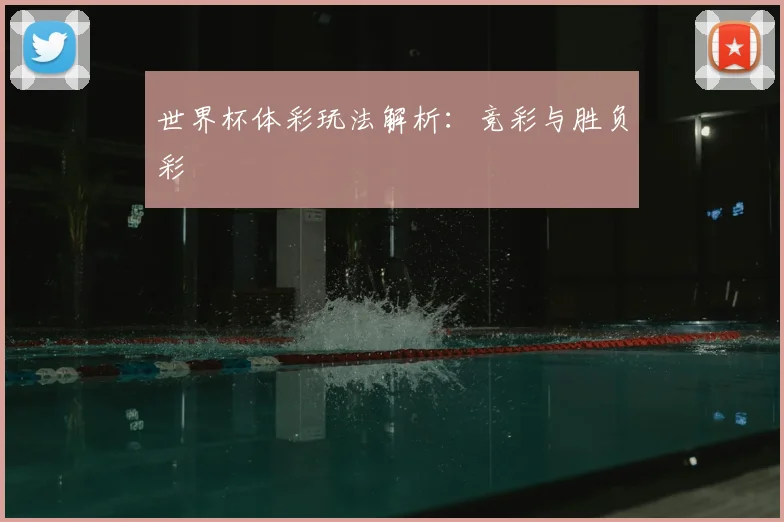 世界杯体彩玩法解析：竞彩与胜负彩